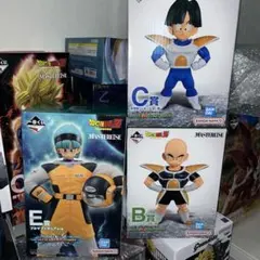 開封品 ドラゴンボール 一番くじ B賞 クリリン C賞 孫悟飯 E賞 ブルマ