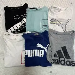 男の子トップスまとめ PUMA adidas 116-120