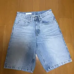 ZARA デニムハーフパンツ ライトブルー EUR38のサムネイル