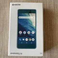 Y!mobile Android One S4 スマホ本体　ライトブルー中古品