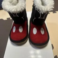冬用　ミッキーマウス　長靴　サイズ14cm 高さ12cm 幅約6.5cm