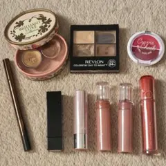 コスメ まとめ売り アイシャドウ リップ チーク アイライナー