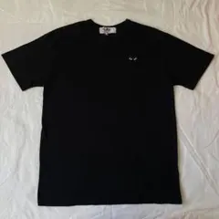 ⭐︎PLAY コムデギャルソン 両面ロゴTシャツ ブラック Mサイズ 