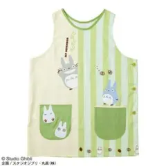 未使用　トトロ　ジブリ　エプロン　割烹着　保育士　幼稚園　先生