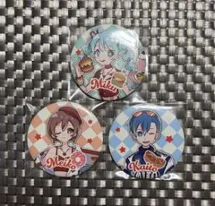 初音ミク　KAITO MEIKO 缶バッジ　3点セット