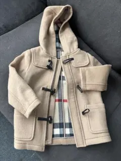 バーバリー チルドレン　3歳　ベージュ ダッフルコート フード付き