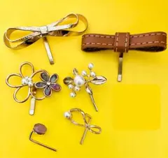 【セット売り】ポニーフック6点セット　ヘアアクセサリーアソート