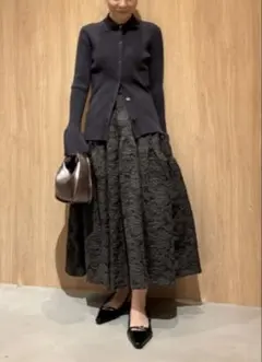 ミラオーウェン MilaOwen ウエストゴムボリュームスカート　春服