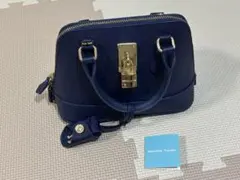 Samantha Thavasa ハンドバッグ　ネイビーのサムネイル