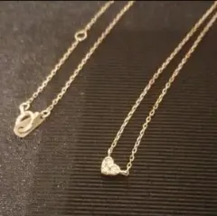 Arpege ハート型 K10ダイヤ ネックレス