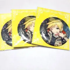 プロセカ はぴこれ バースデー2025 鏡音レン 箔押し缶バッジD 3点