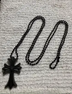 CHROME HEARTS クロス ネックレス ブラックのサムネイル