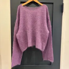 美品⭐︎ETRE tokyo パープル 長袖ニットセーター