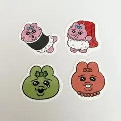 スシロー 可哀想に! コラボ ピック おぱんちゅうさぎ わさび いくら 金