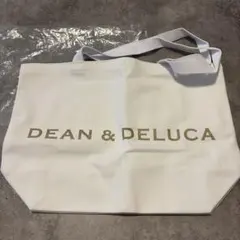 DEAN & DELUCA エコバッグ ホワイト ゴールドロゴのサムネイル