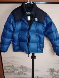 THE NORTH FACE ダウンジャケット L 青/黒