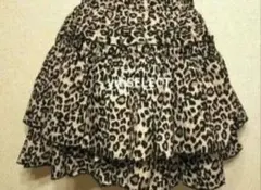 ⭐︎新品 豹柄 フリルミニスカ❤平成ギャル❤Y2K❤姫ギャル❤グランジフェアリー