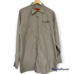 レッドキャップ　ワークシャツ　胸元刺繍　スパイダー　希少　 長袖シャツ