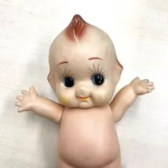レトロ緑羽根 キューピー人形 約40cm - メルカリ