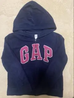 GAP ジップパーカー ネイビー ラメピンク y2k平成ギャル