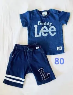 ⑨Buddy Lee 80 Tシャツとショートパンツ　上下　2枚セット