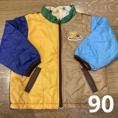 ミキハウス　プッチー　リバーシブル　フリース　アウター　90cm