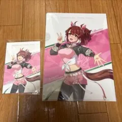 ウマ娘　ダンツフレーム　クリアファイル&ポストカード　ビーレジェンド