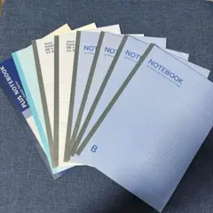 大学ノート ８冊セットB5 6mm 7mm
