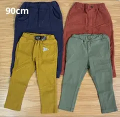 ベビーボトムス　90cm ズボン　秋冬パンツ　シシュノン　Skype