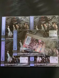 LE SSERAFIM DIFFERENT 未開封品5枚セット