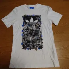 adidas グラフィックTシャツ S ホワイト