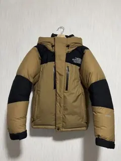THE NORTH FACE ダウンジャケット ベージュ/黒 収納袋付き