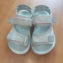 バンズ　VANS キッズサンダル 水色　17.0cm