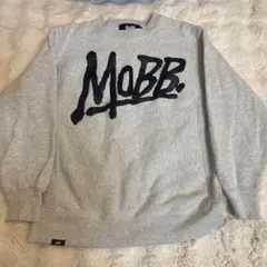 MOBB. グレー ロゴプリント スウェット Sサイズ