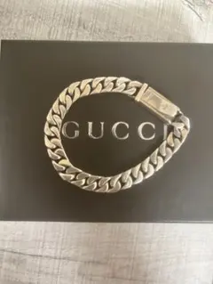 GUCCI グッチ カットアウトG 喜平チェーンブレスレットAg925 シルバー