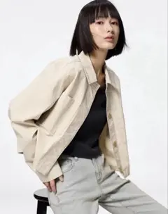 ジーユー　GU ワークジャケット　ジャケット　ブルゾン　アウター