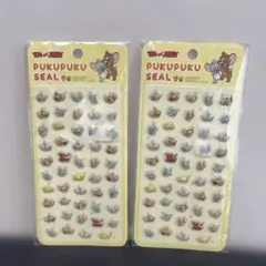 トムとジェリー PUKUPUKUシール 2枚セット