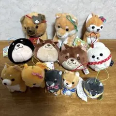 柴犬 ぬいぐるみマスコット 12匹まとめ売り
