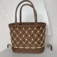 クラフトテープカゴバック