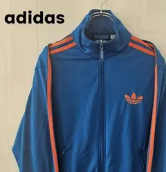 【希少】アディダス ファイヤーバード トラックジャケット 刺繍ロゴ ジャージ M