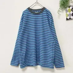 【SGT PEPER'S】 ボーダーカットソー M 長袖 クルーネック 春