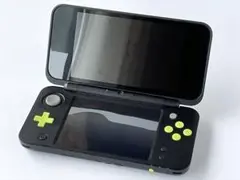 Newニンテンドー2DS LL ブラック×ライムグリーン ジャンク品