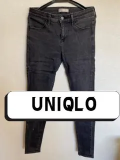 【UNIQLO】ウルトラストレッチ スキニーフィット ジーンズ ブラック