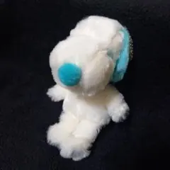 スヌーピー　ぬいぐるみ　マスコット　ブルー