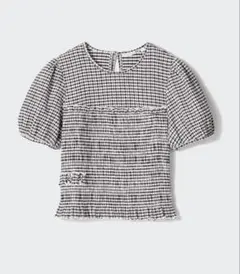 美品◎UNIQLO シャーリングボリュームスリーブT L セシリーバンセンのサムネイル