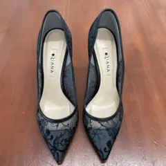 DIANA 透け感レースハイヒールパンプスのサムネイル