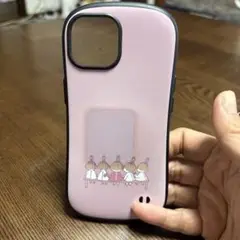 MOOMIN ピンク iFace iPhone15ケース ムーミン