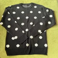 メンズ　水玉ニット