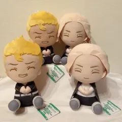 東京リベンジャーズ  でっかいぽふっと　ぬいぐるみ　花垣武道　佐野万次郎　4個