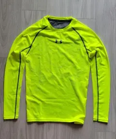 UNDER ARMOUR 長袖シャツ ネオンイエロー MDのサムネイル